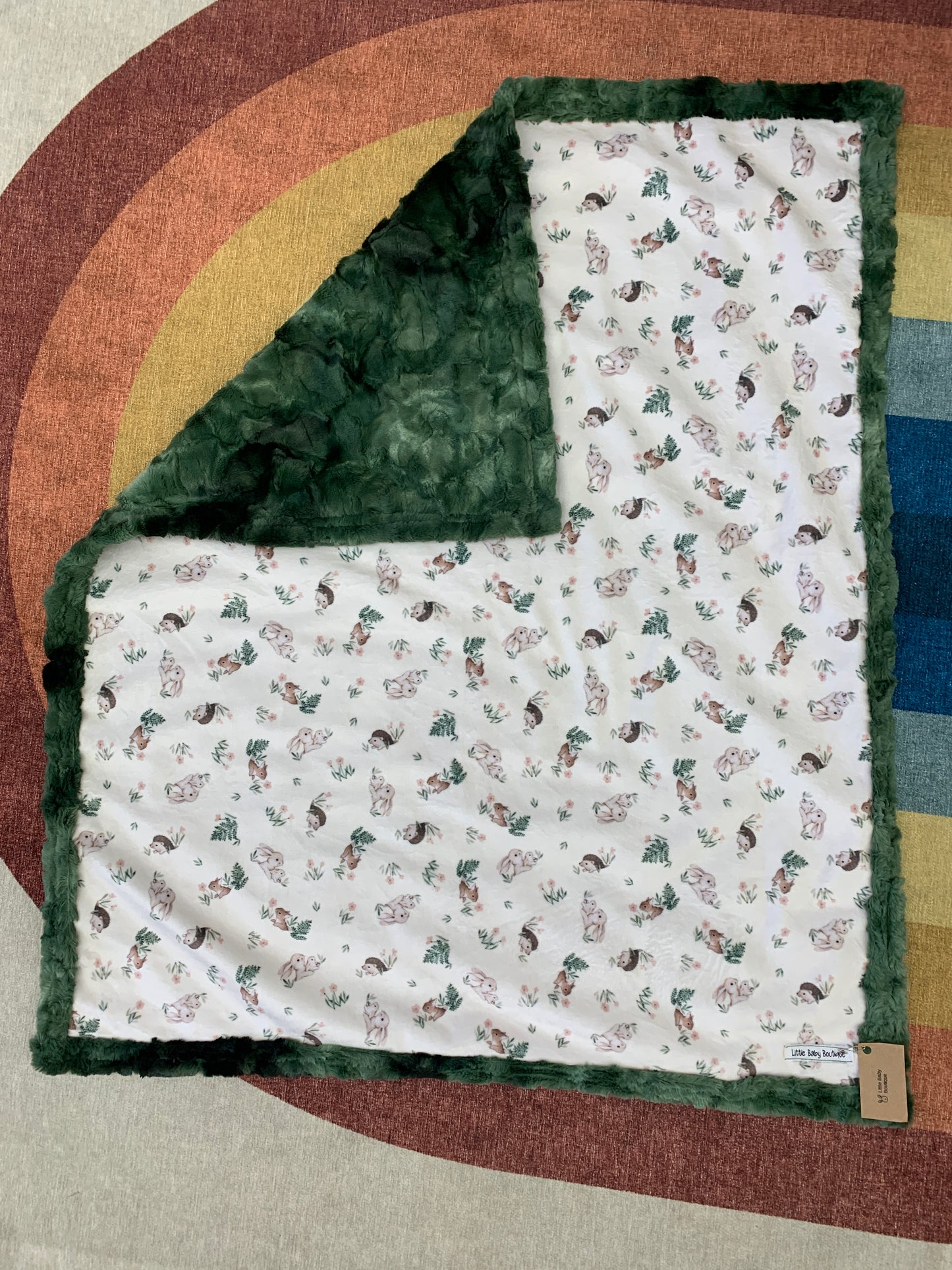 Crib Minky Blanket (30x40”)