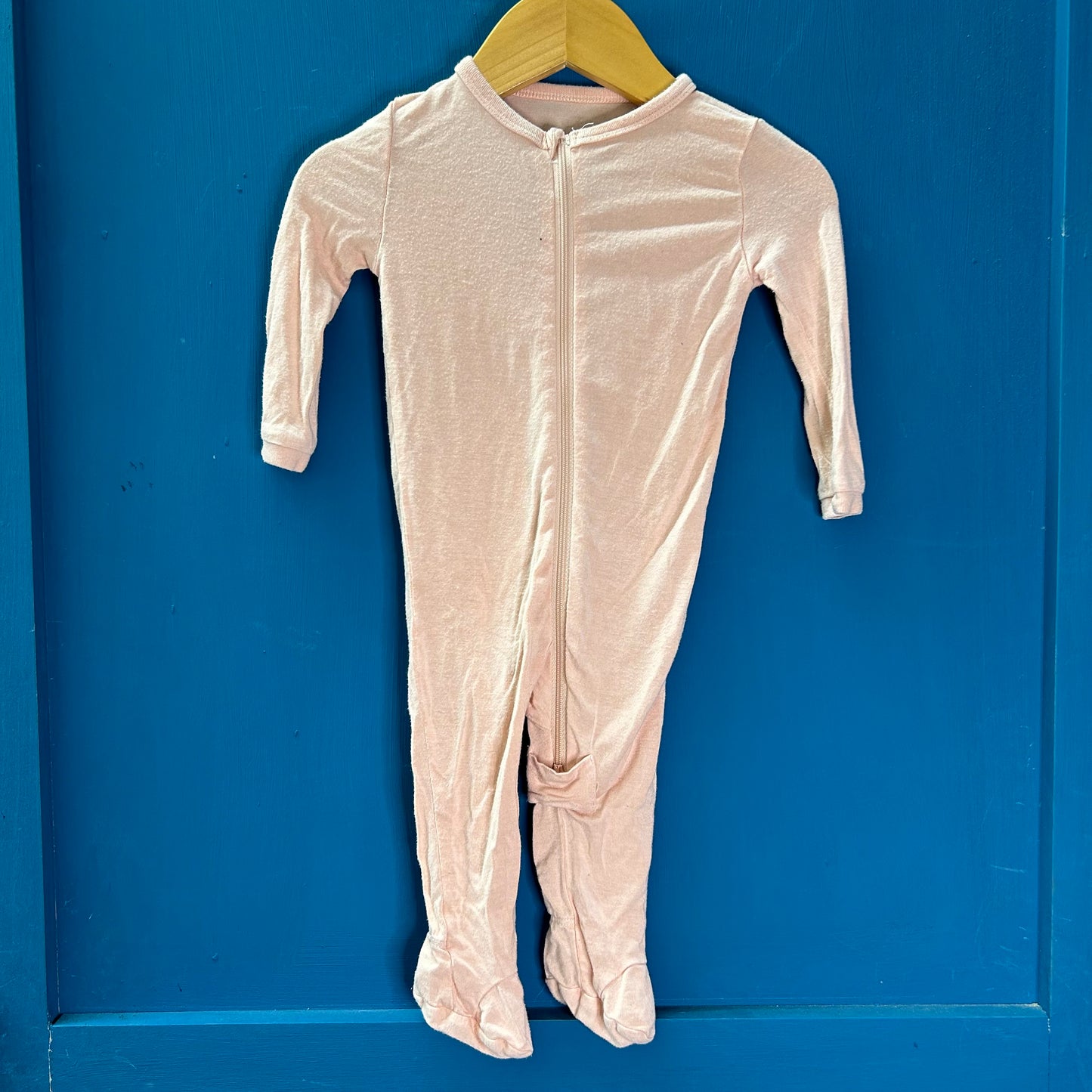 EUC Silkberry 3-6M Peach Zip Bamboo Sleeper