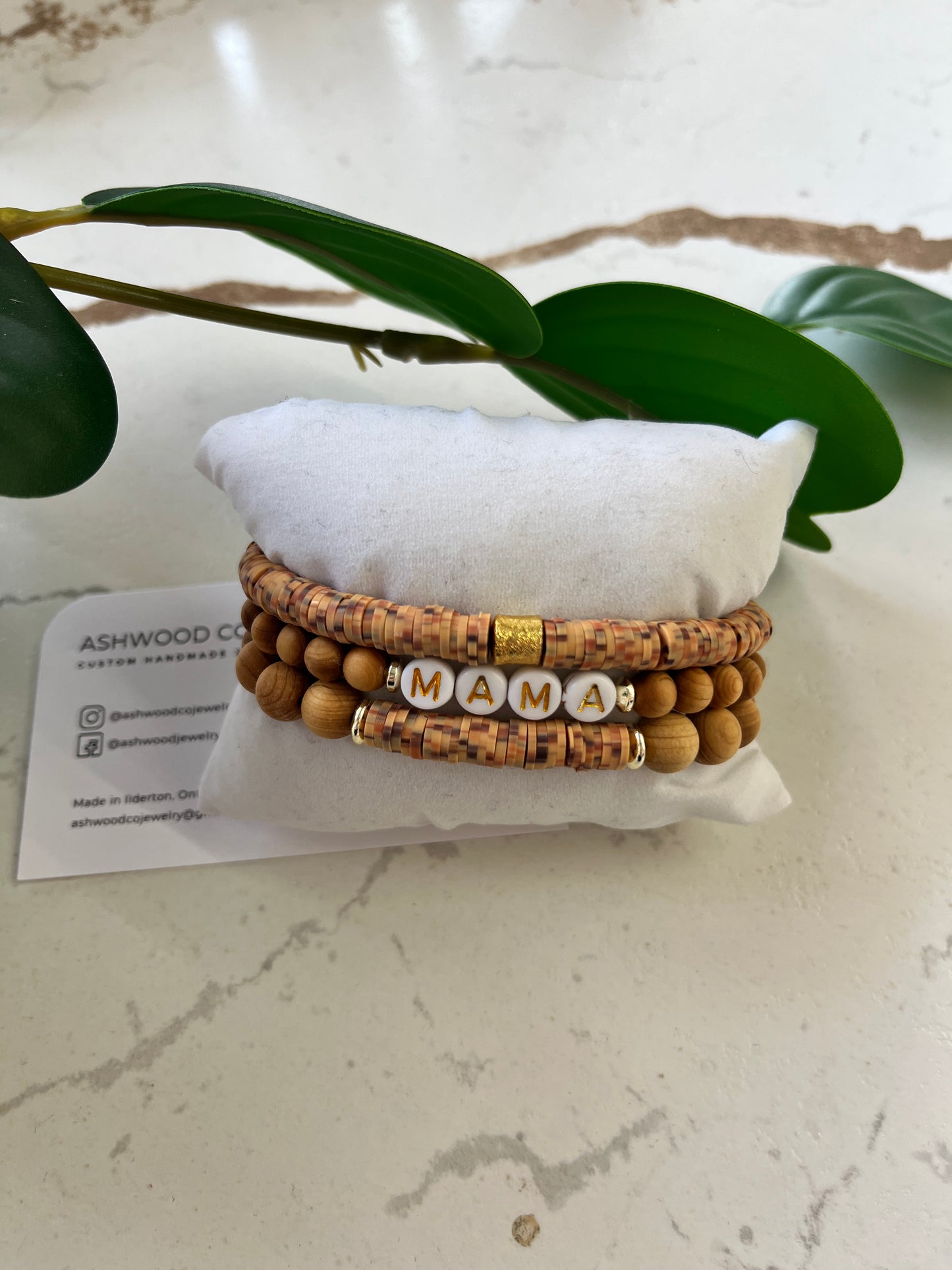 ASHWOOD JEWELRY ~ Brown & Wooden 3 Pack Bracelet Set
