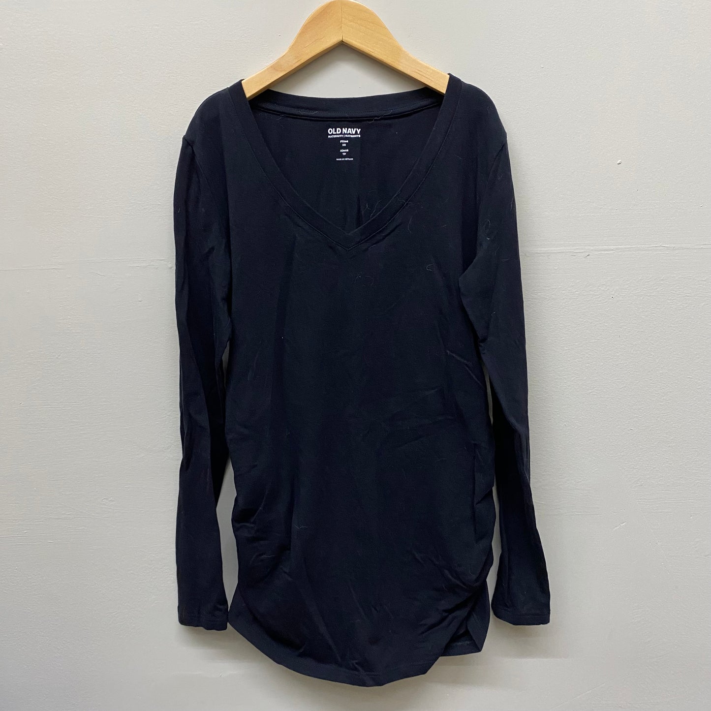 EUC Maternity Old Navy XS black LS top