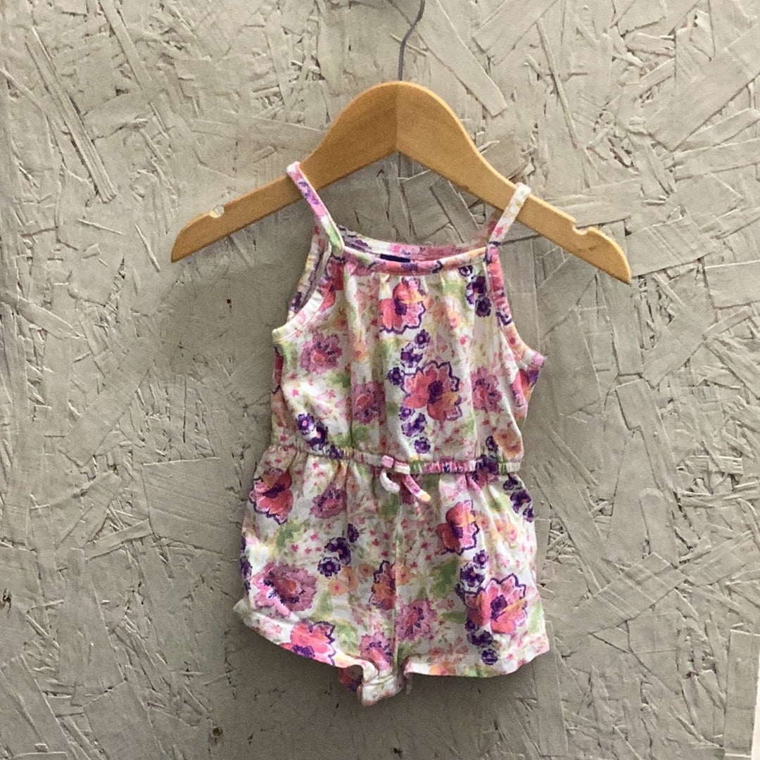 EUC Old Navy 6-12m sleeveless short romper