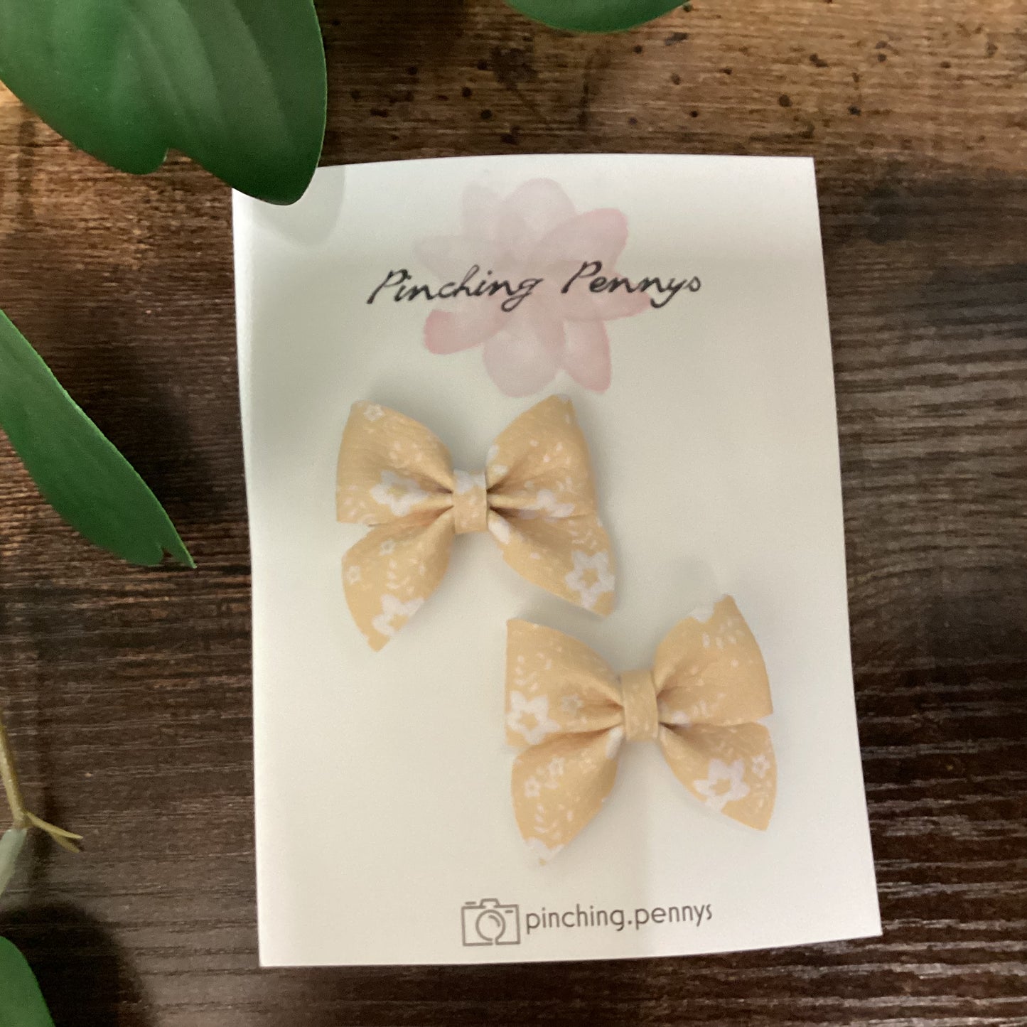 Mini Bow Clip (2 Pack)
