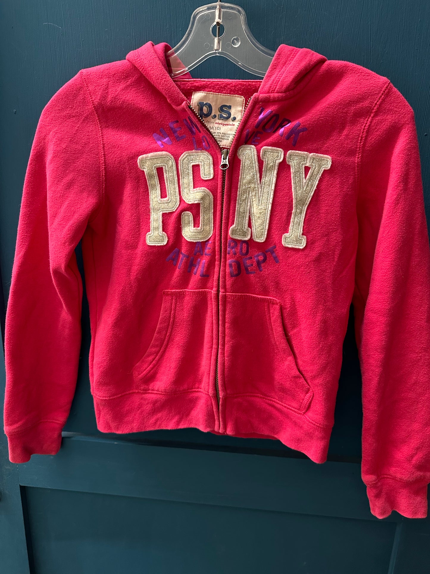 GUC Aeropostale 10 Pink Zipfront Hoodie