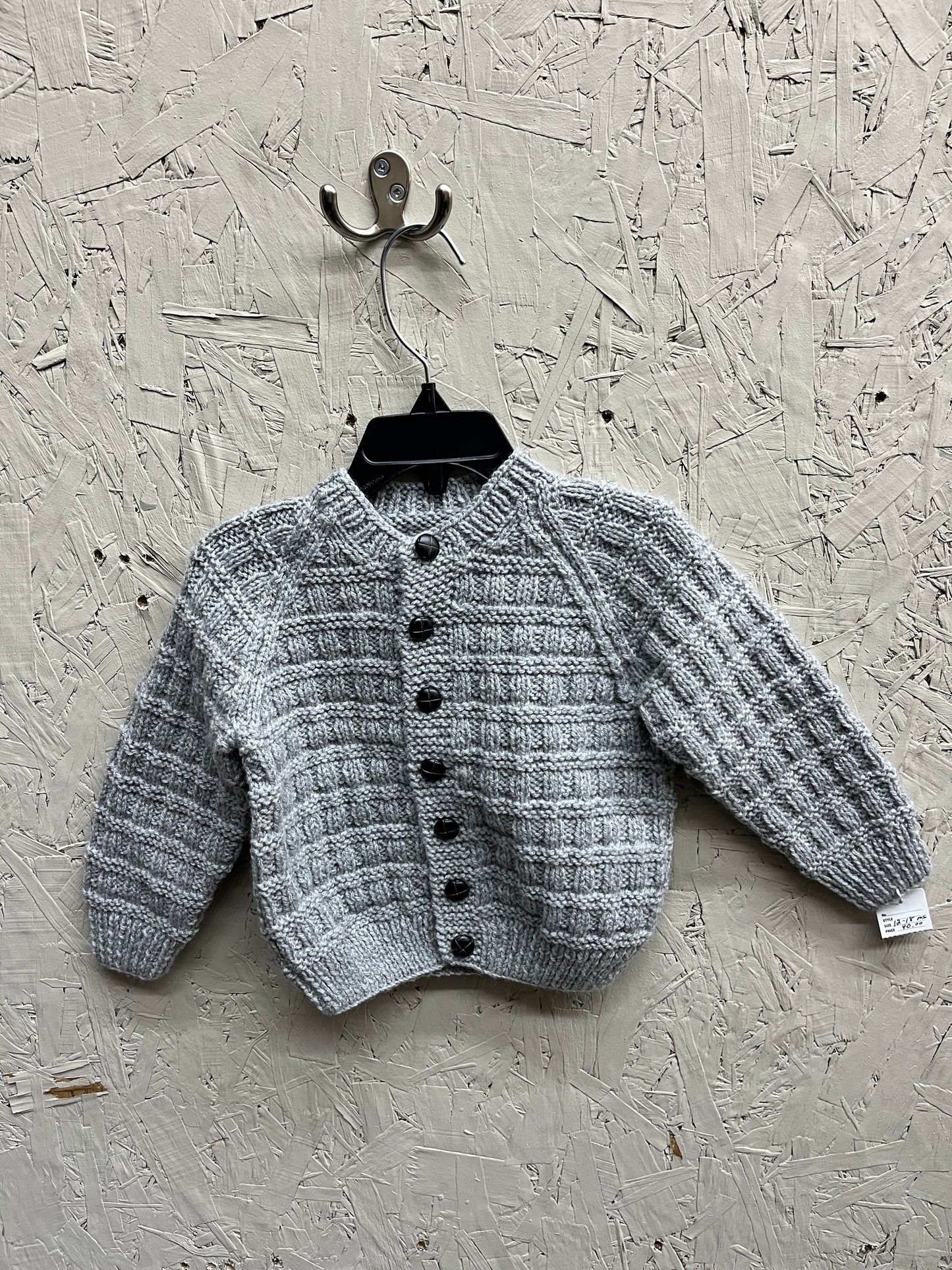 Bee Sew Busy - Knitted Button Up Sweater