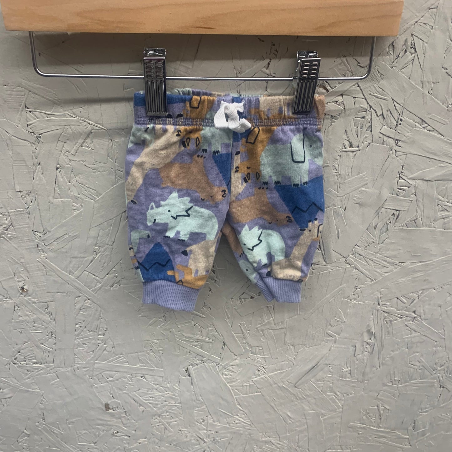 EUC carters NB multicolour animals pants