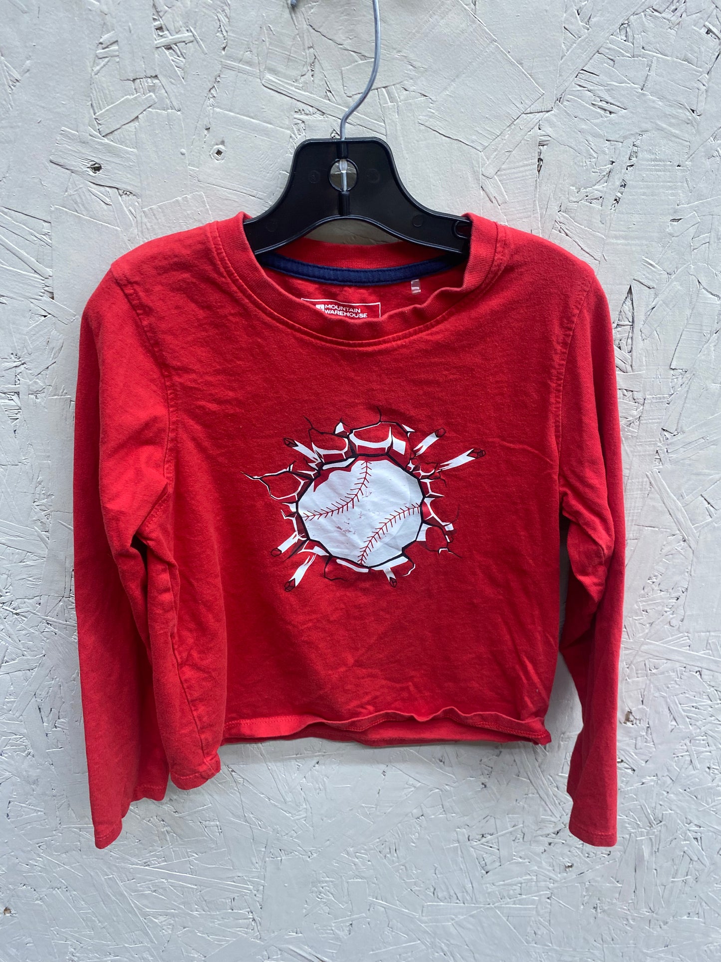 EUC Mntn warehouse 7/8 red LS shirt