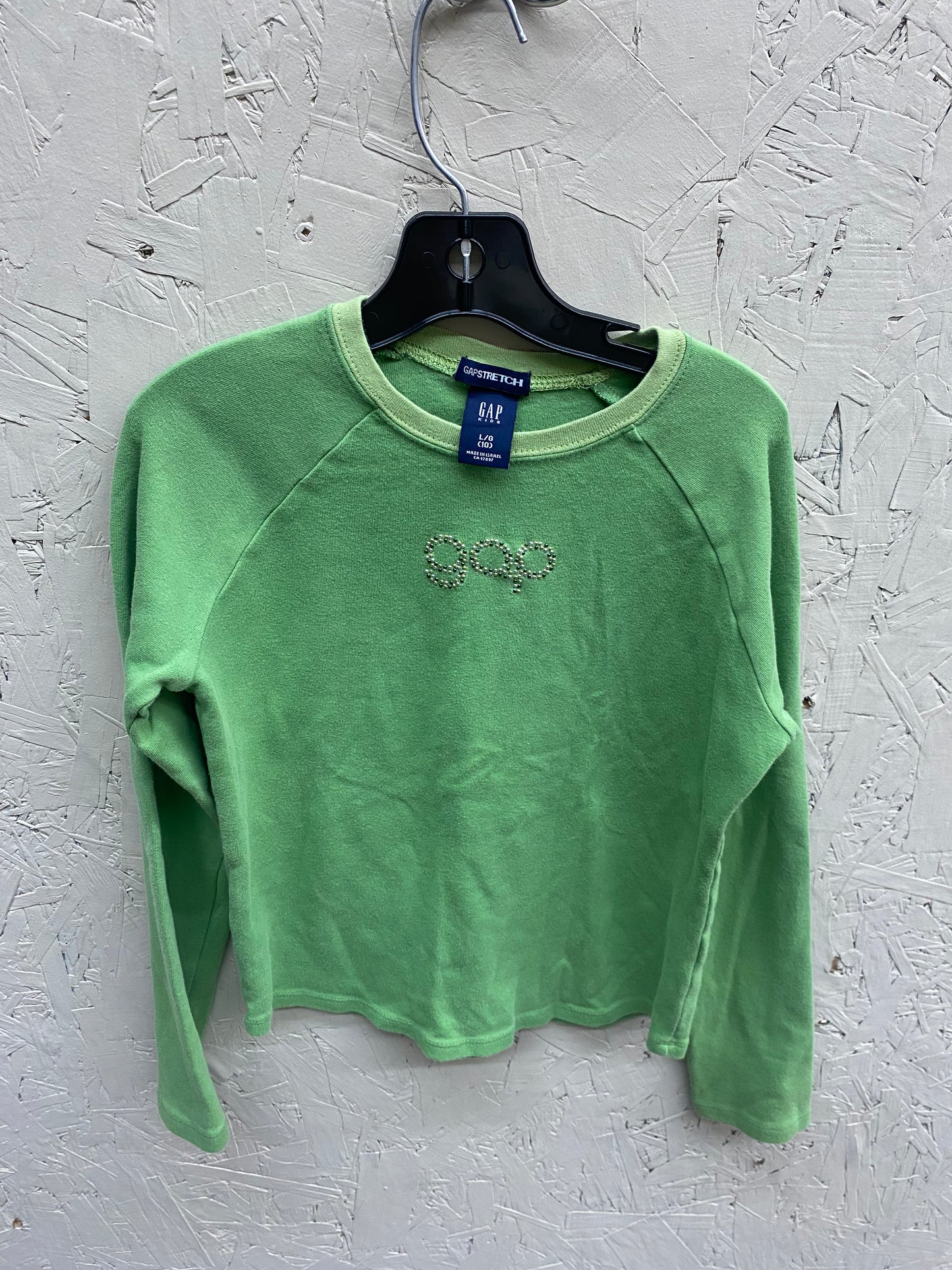 EUC Gap 10 green LS shirt