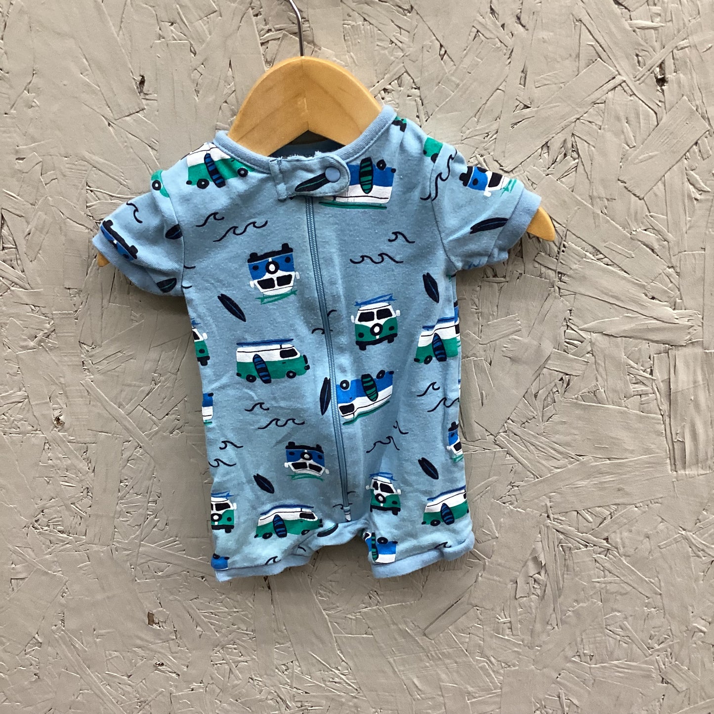 EUC Joe fresh 3-6M blue zip up