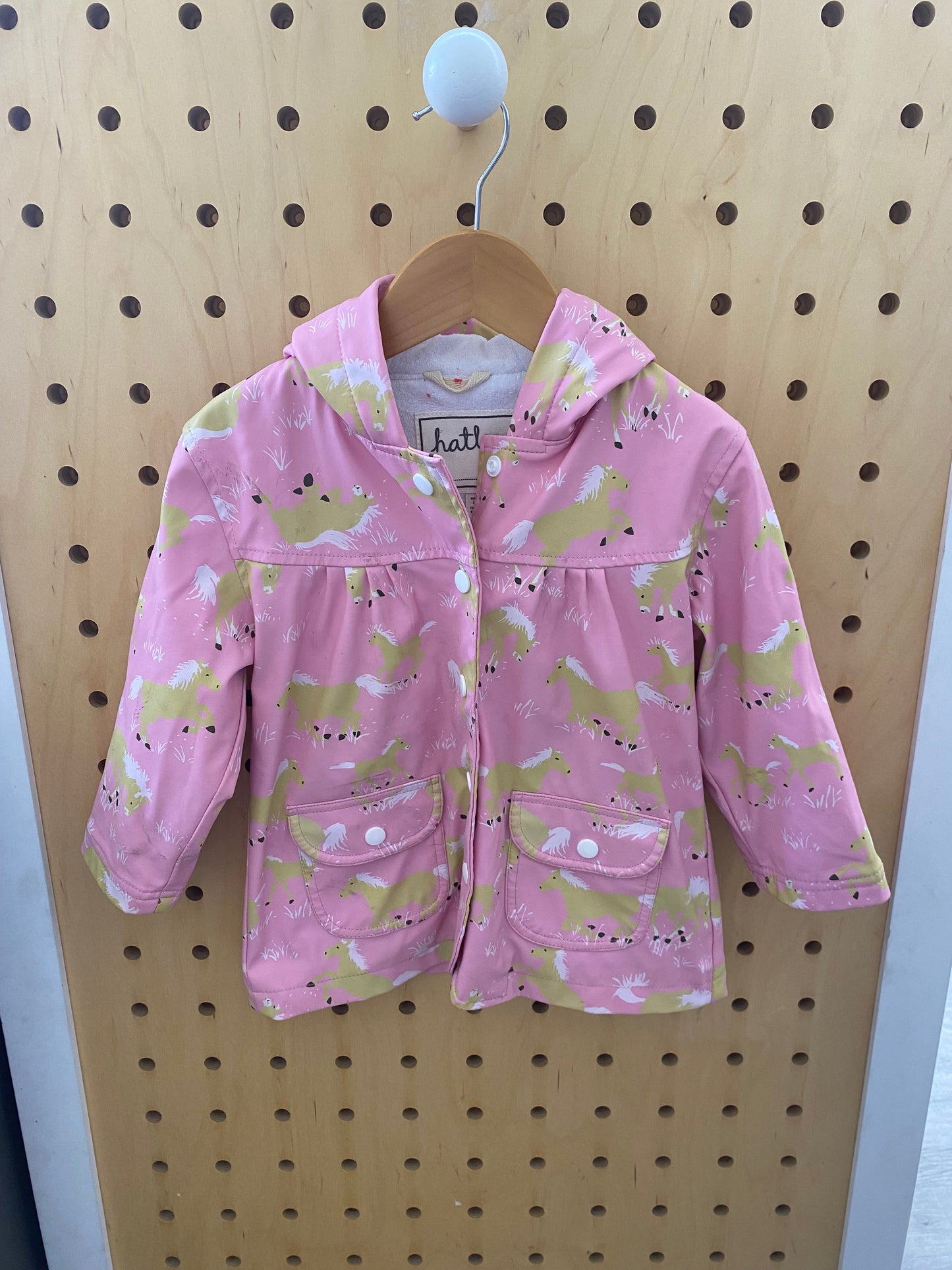 GUC Hatley 2 pink rain coat