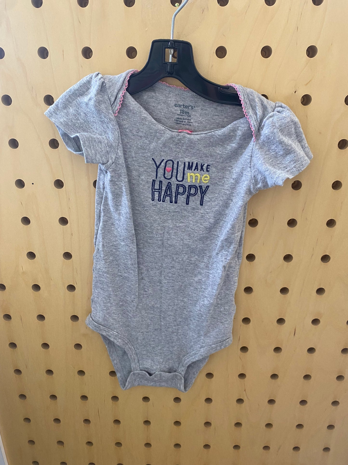 GUC carters 18m grey onesie