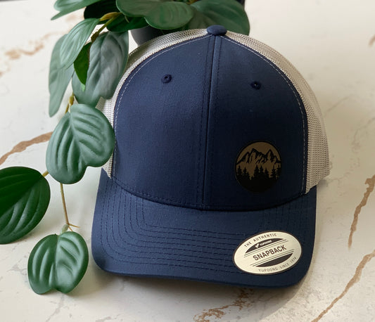 Adult Navy “Mountain” Trucker Hat