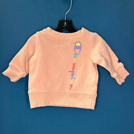 EUC Champion 0-3M Peach 2 piece Sweatshirt & Sweatpants