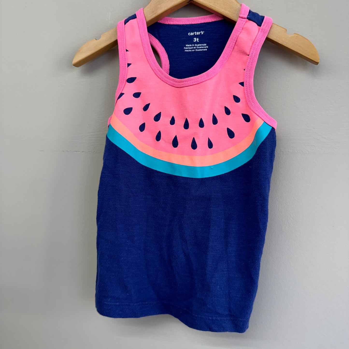 EUC Carters 3T Watermelon Tank Top