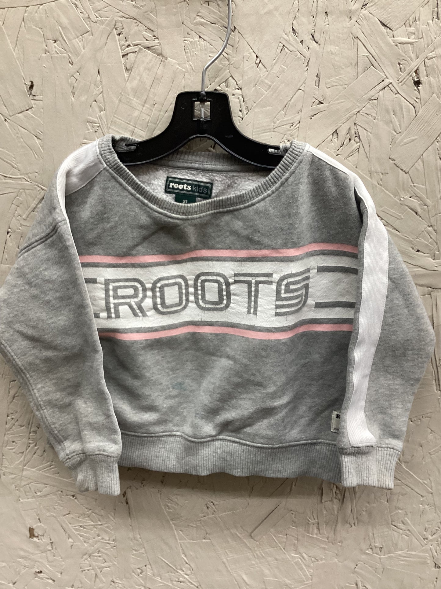 EUC Roots 3T Grey Logo Sweatshirt