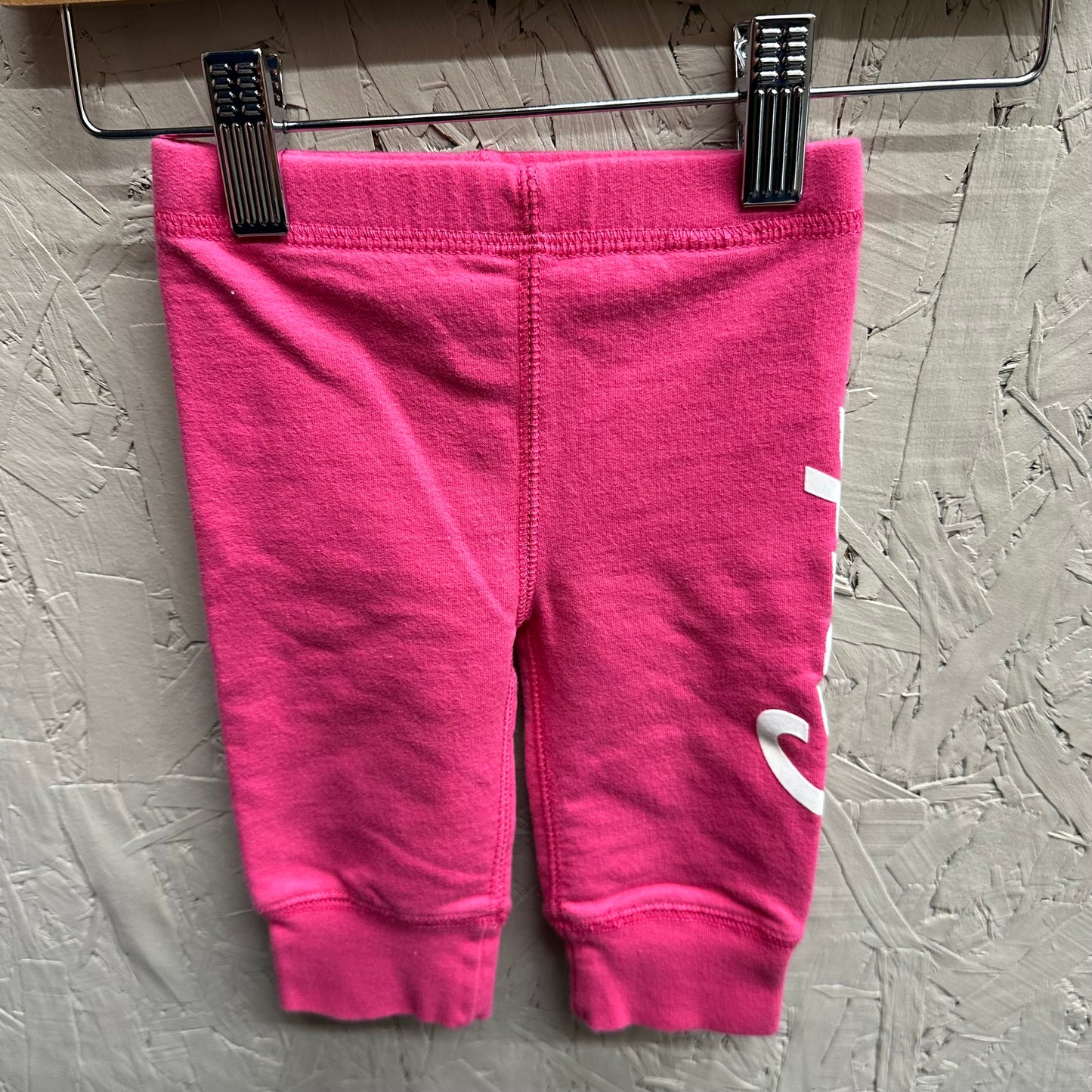 EUC Roots 3-6M Pink “Canada” Jogging Pant