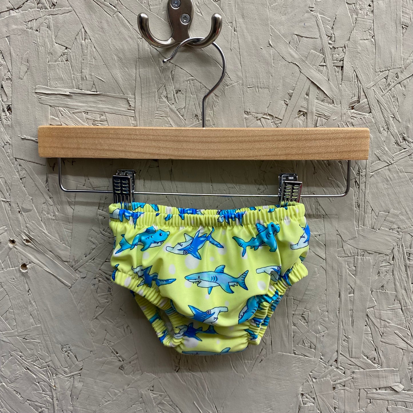 EUC Sea Me Swim 3-6M yellow reusable swim diaper