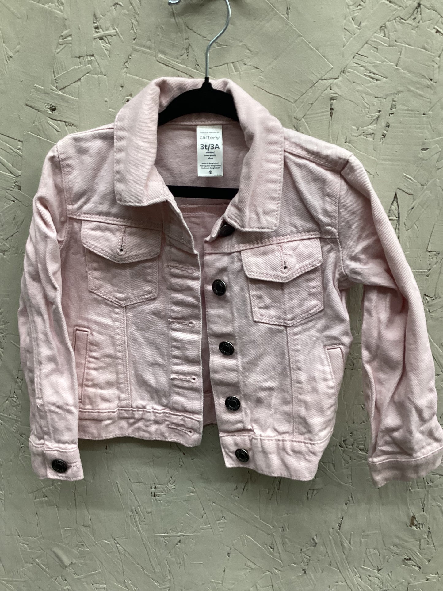 EUC Carters 3T Pink Jean Jacket