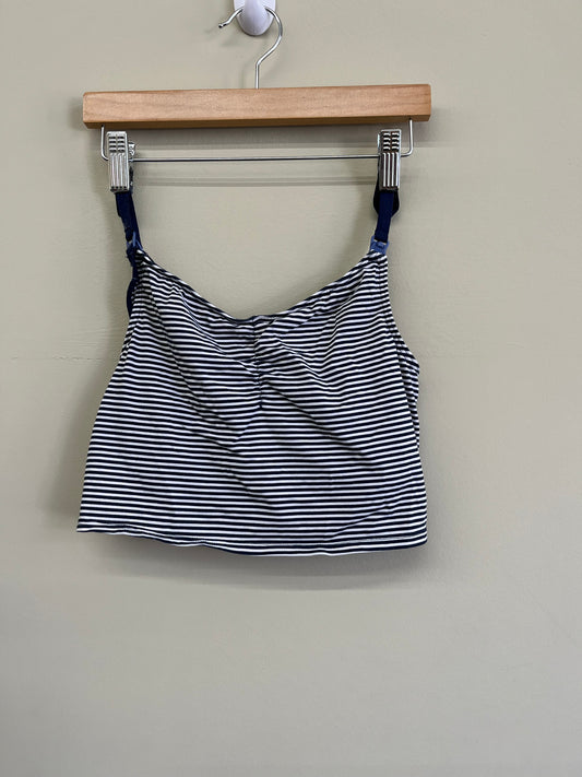 EUC Old Navy Small Navy Stripe Nursing Bra