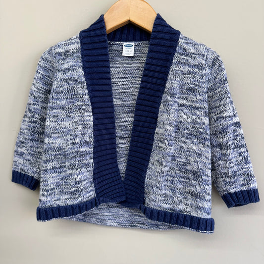 EUC Old Navy 12-18M Blue Cardigan