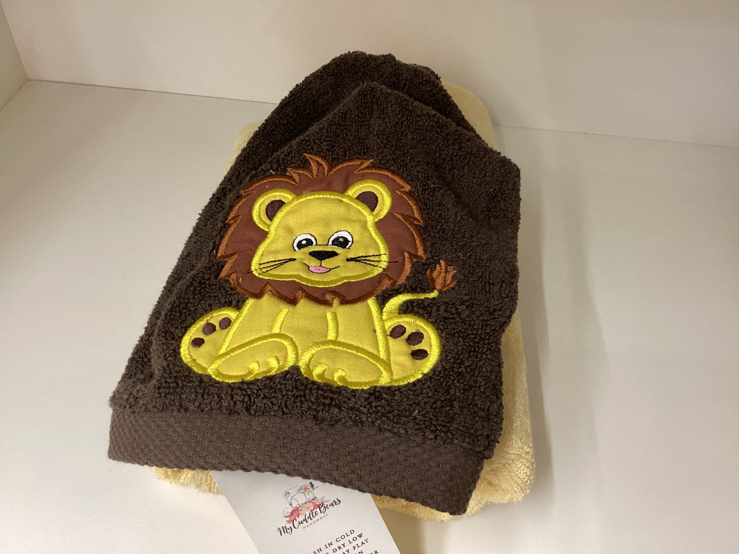 My Cuddle Bear Handmade Hooded Towel