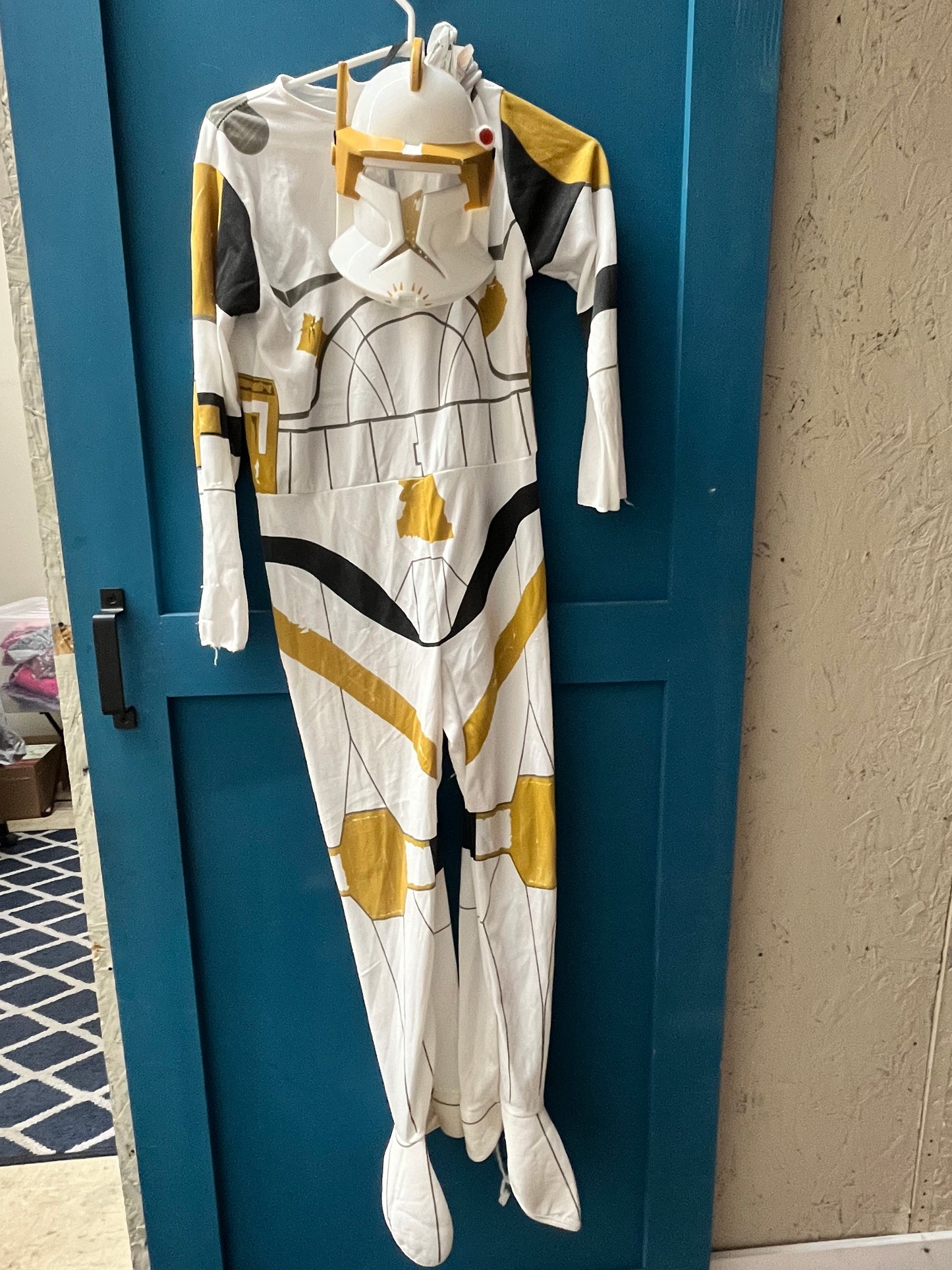 EUC Rubie Costume Lg (8-10Y) Star Wars Clone Trouper Costume