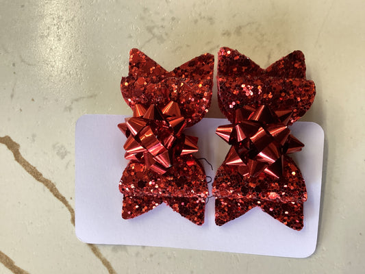 Christmas- 2 x Bows