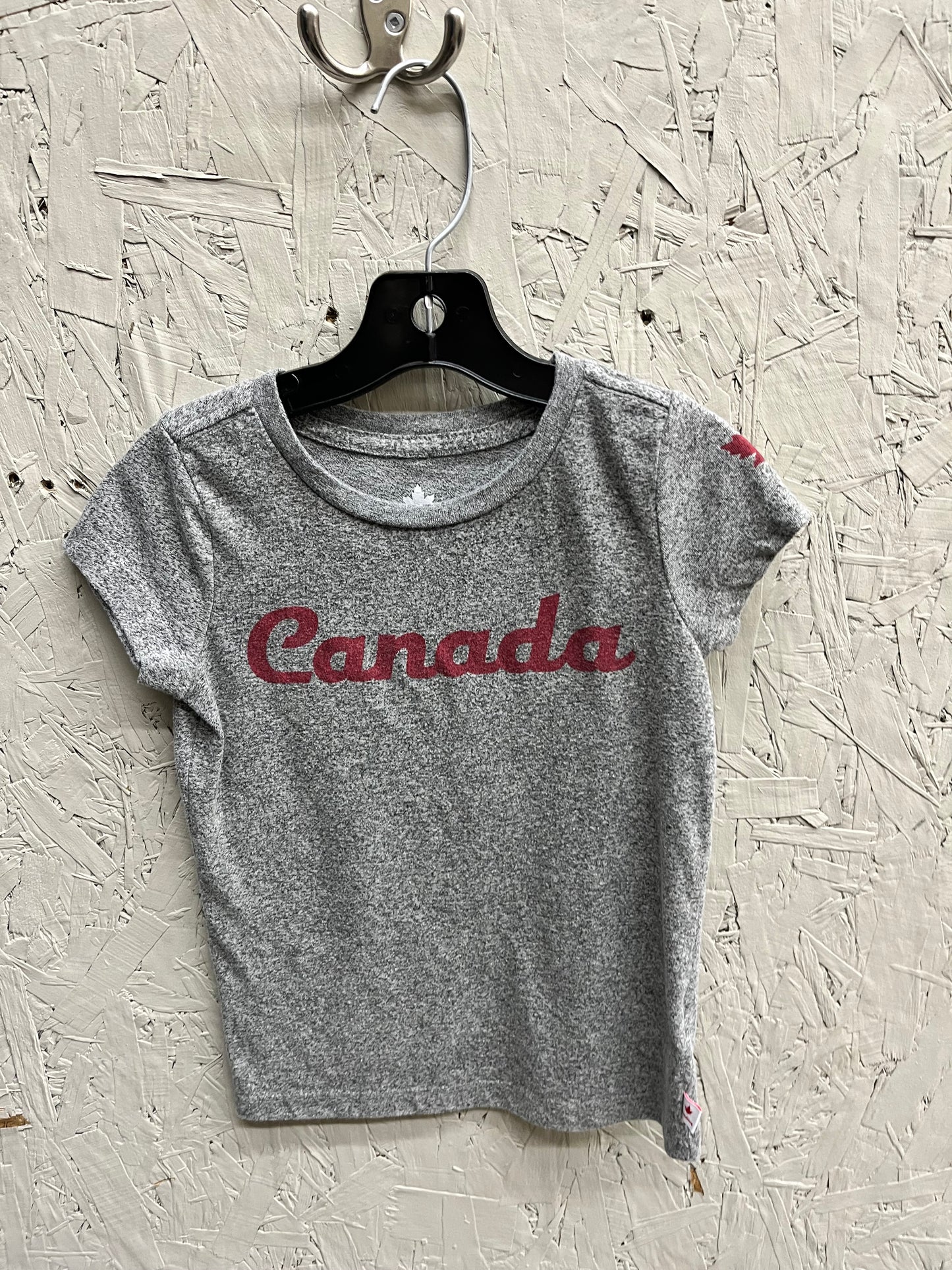 EUC 4-5T Canadiana Grey Canada SS T-Shirt