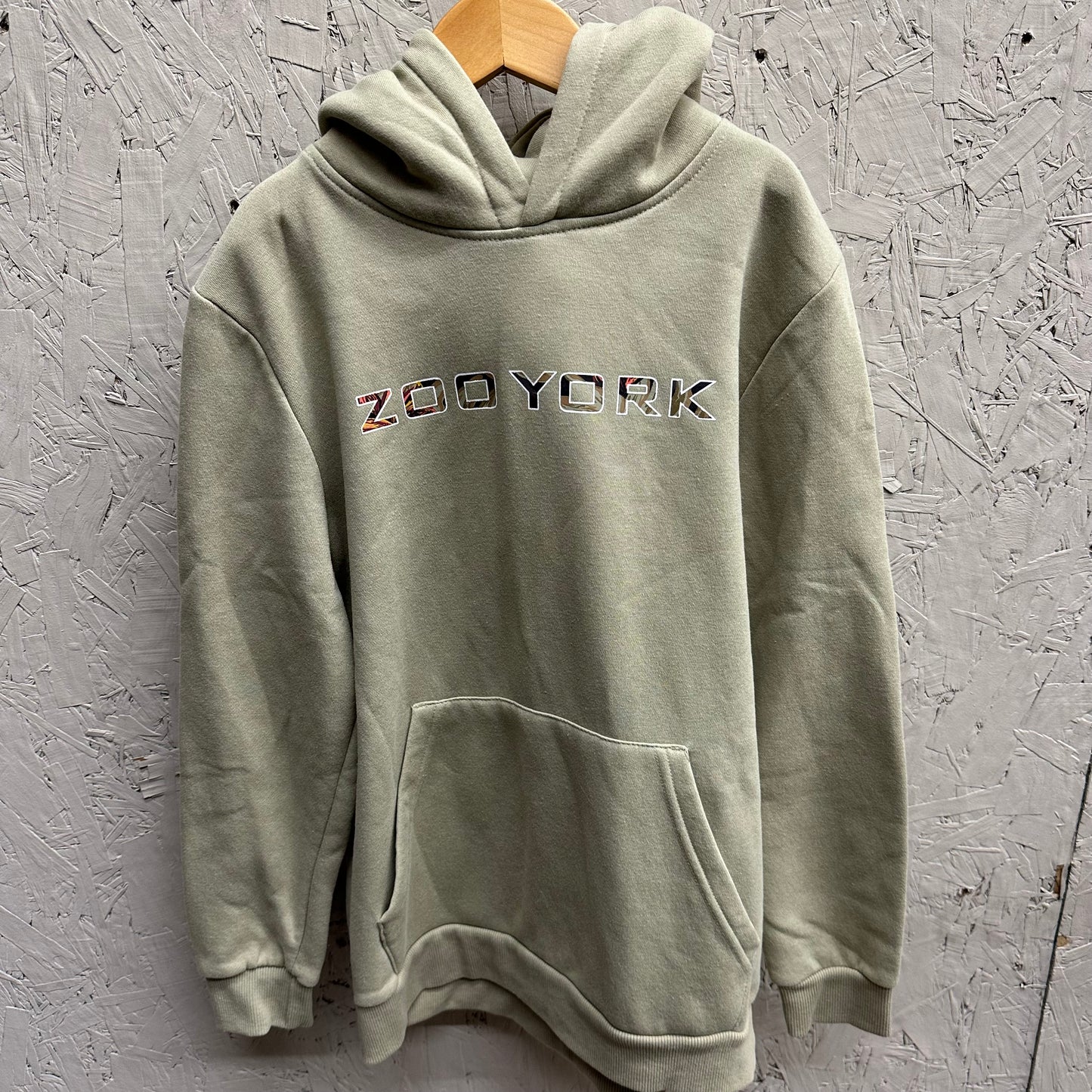 EUC Zoo York M (10/12Y) Green Hoodie