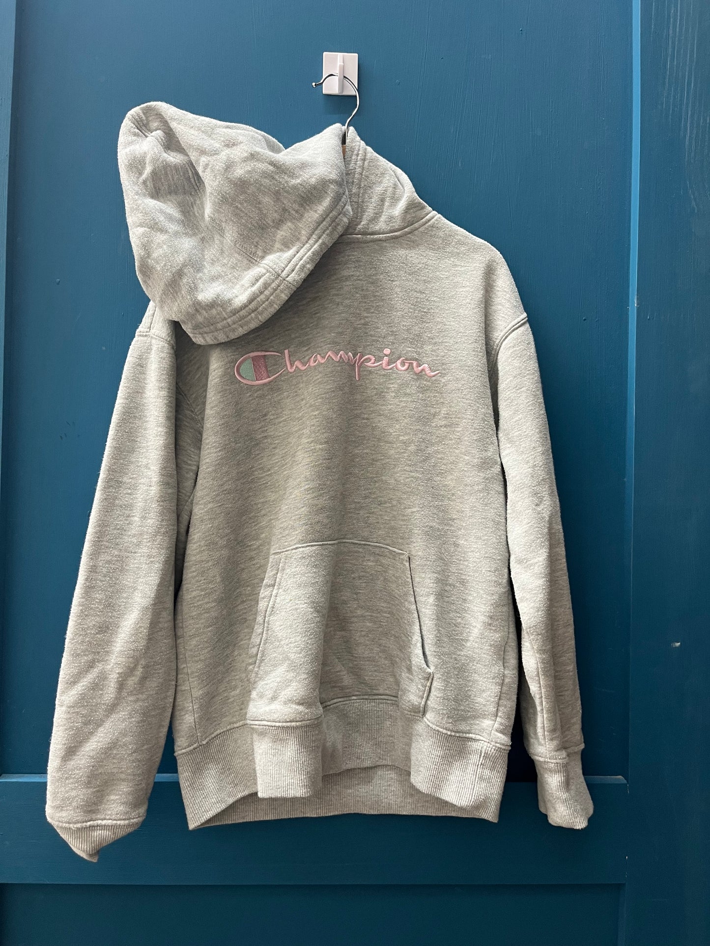 EUC Champion M(10-12) Grey Hoodie