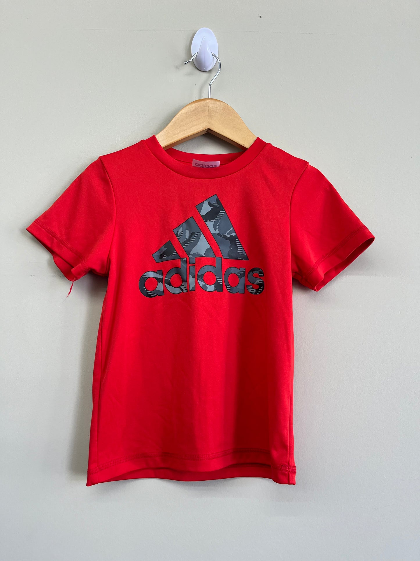 EUC Adidas 2T Red Logo T-Shirt