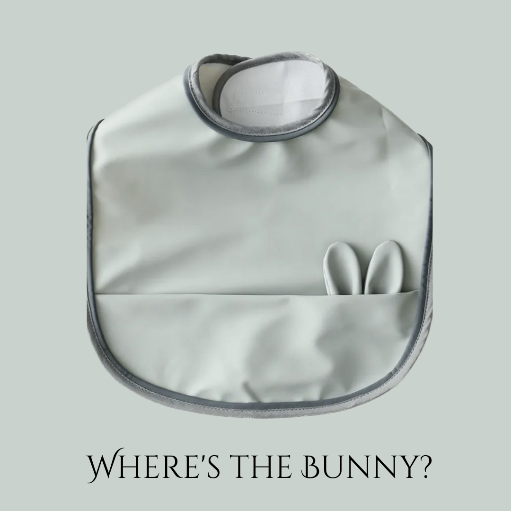 Neferland Classic Sleeveless Where’s The Bunny Waterproof Bib One Size (6M-3T)