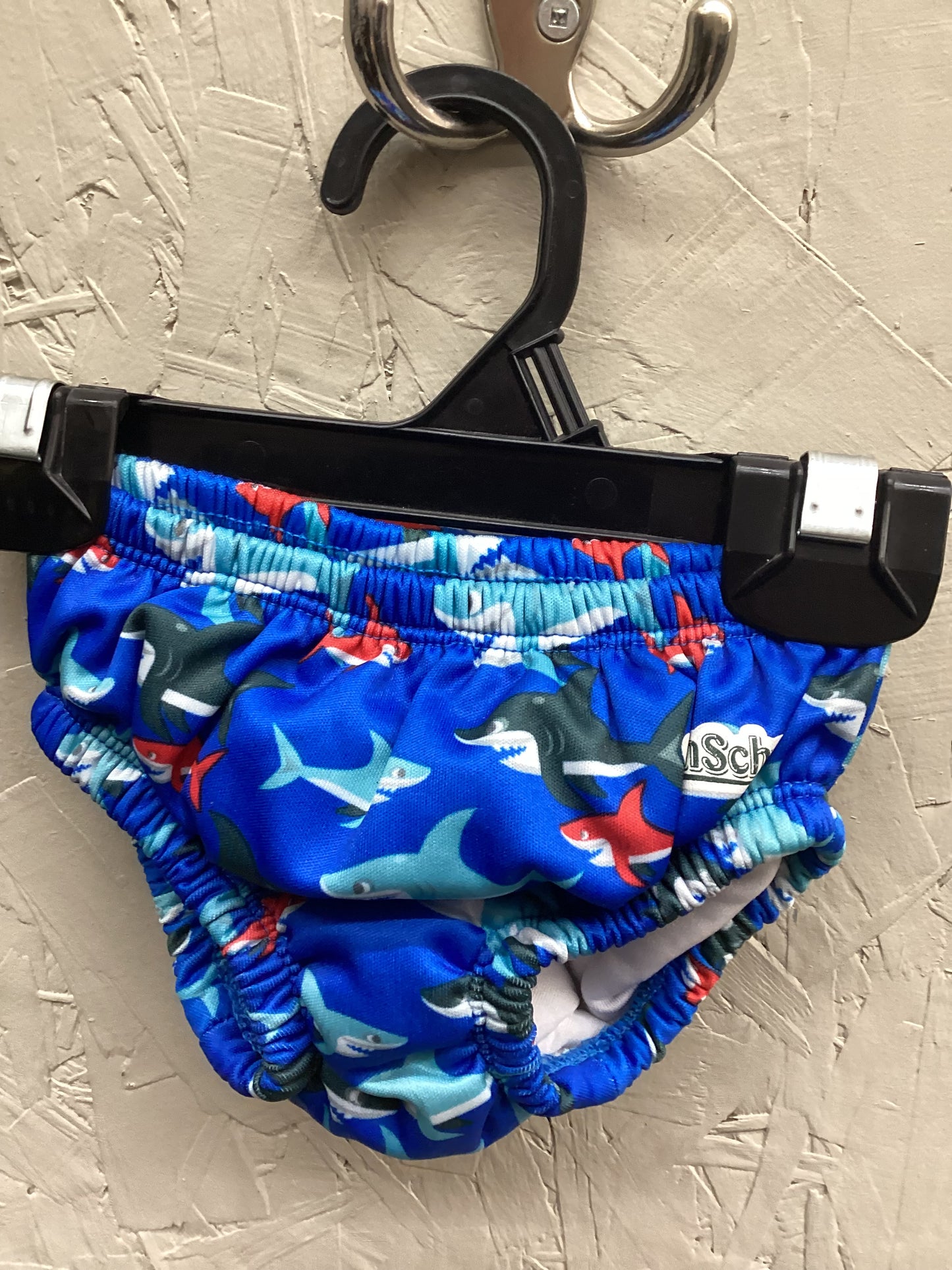 EUC Aqua Leisure Small Blue Lined Swimmer with Sharks