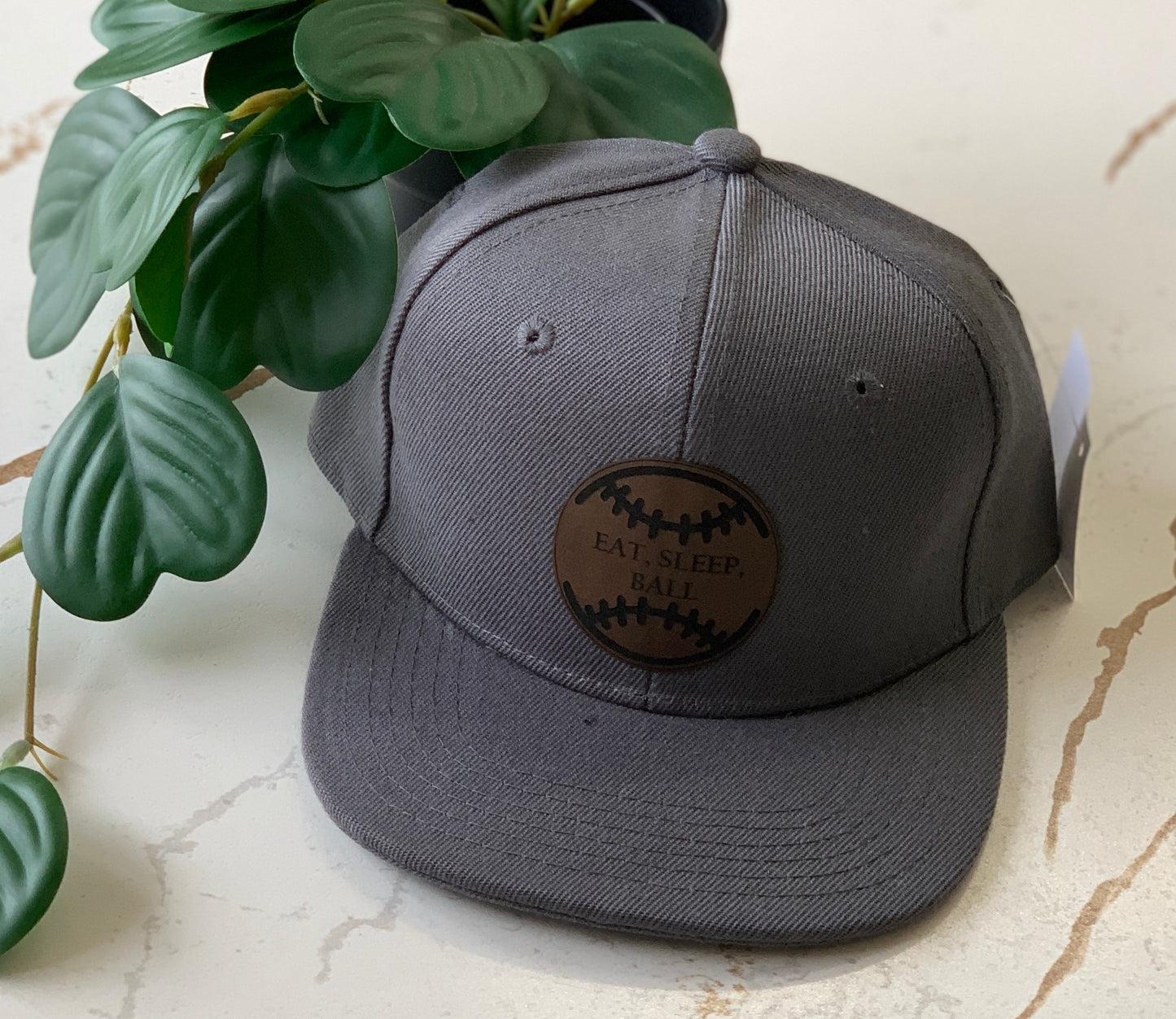 Youth (2-7yrs) Grey Trucker Patch Hats