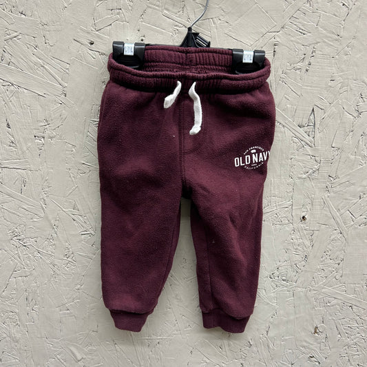 EUC Old Navy 18-24M Burgundy Sweatpants