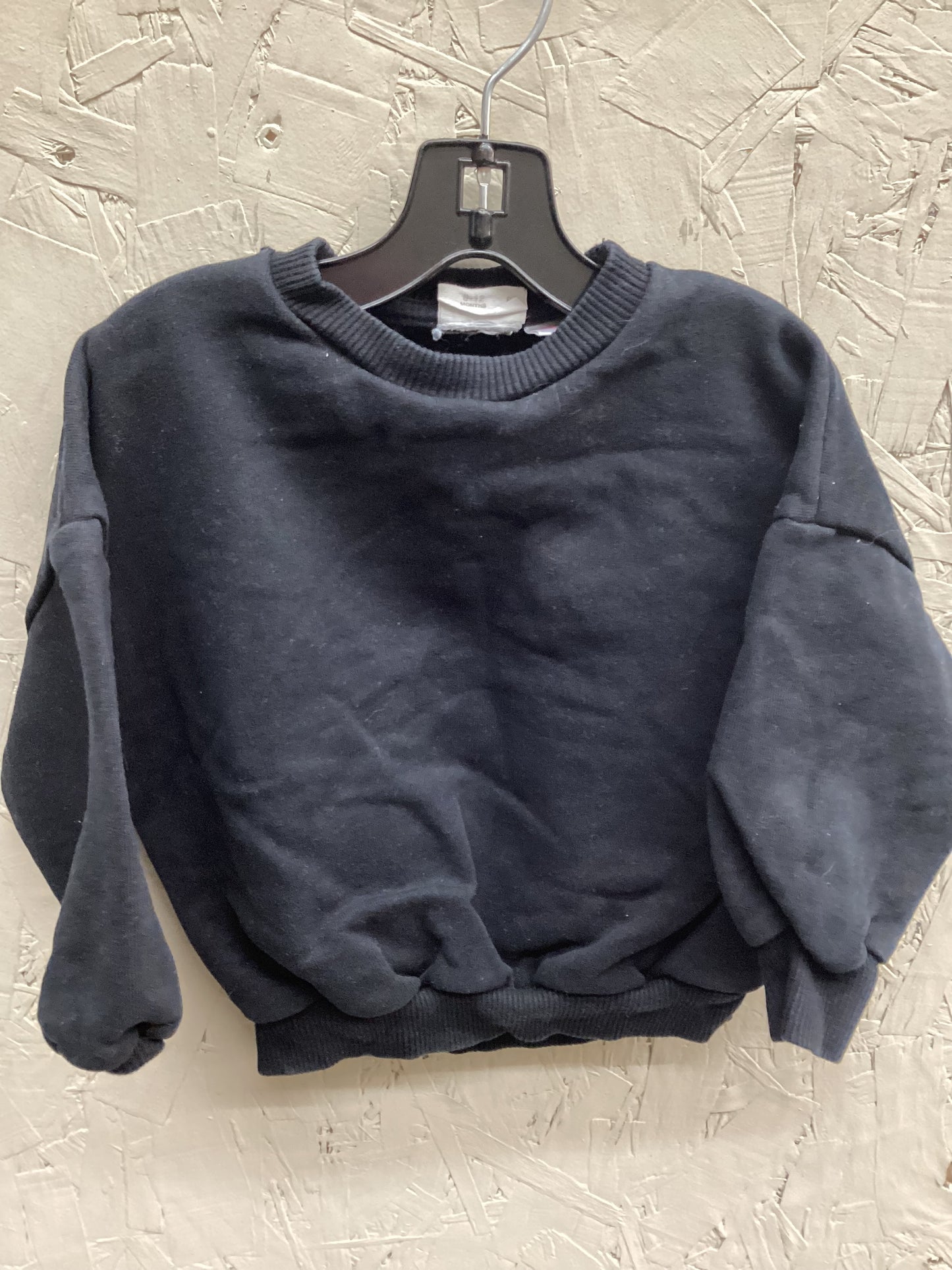 EUC Zara 9-12m Black Crewneck