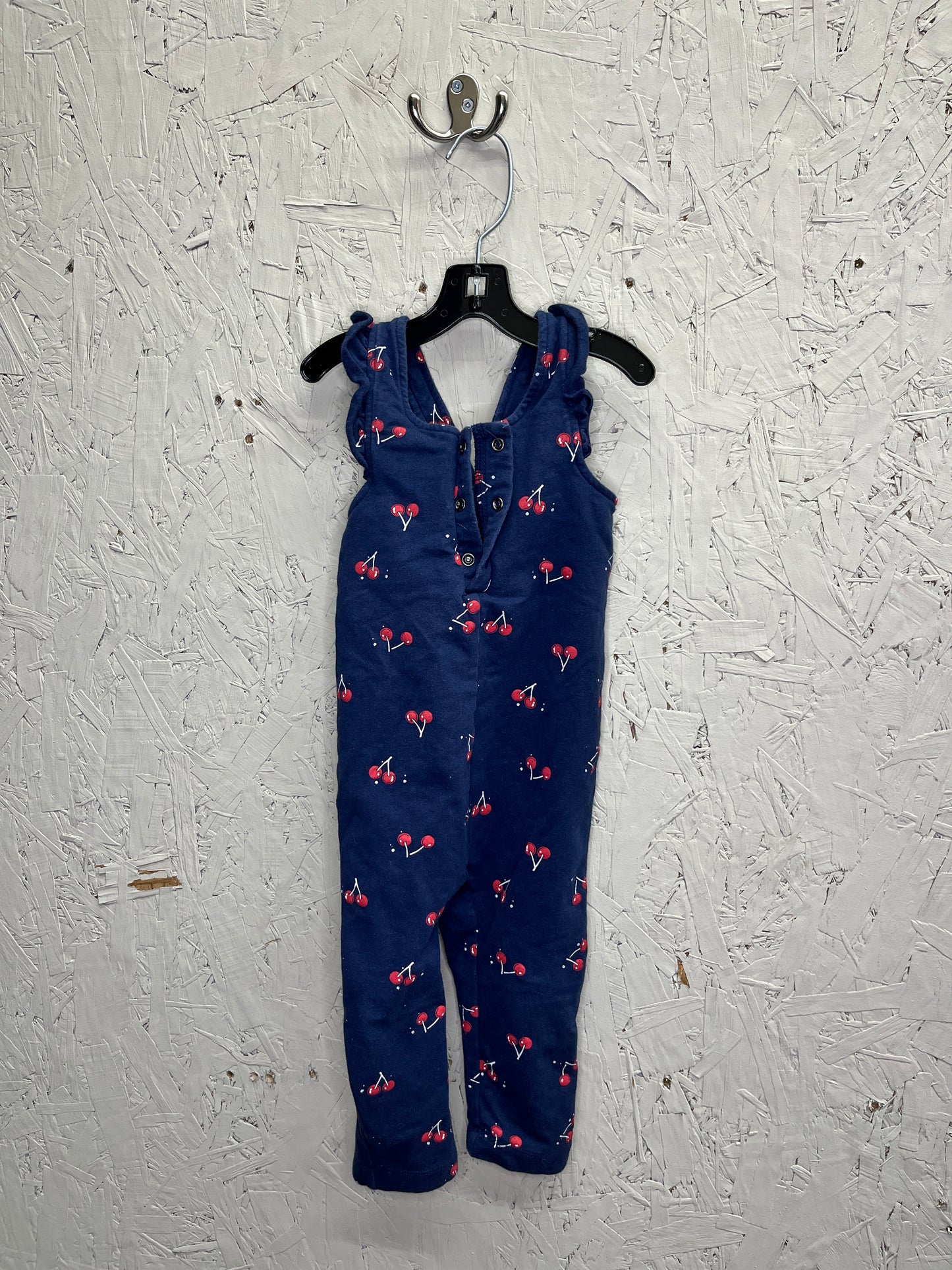 EUC Miles the Label 18m Navy Cherry Overalls