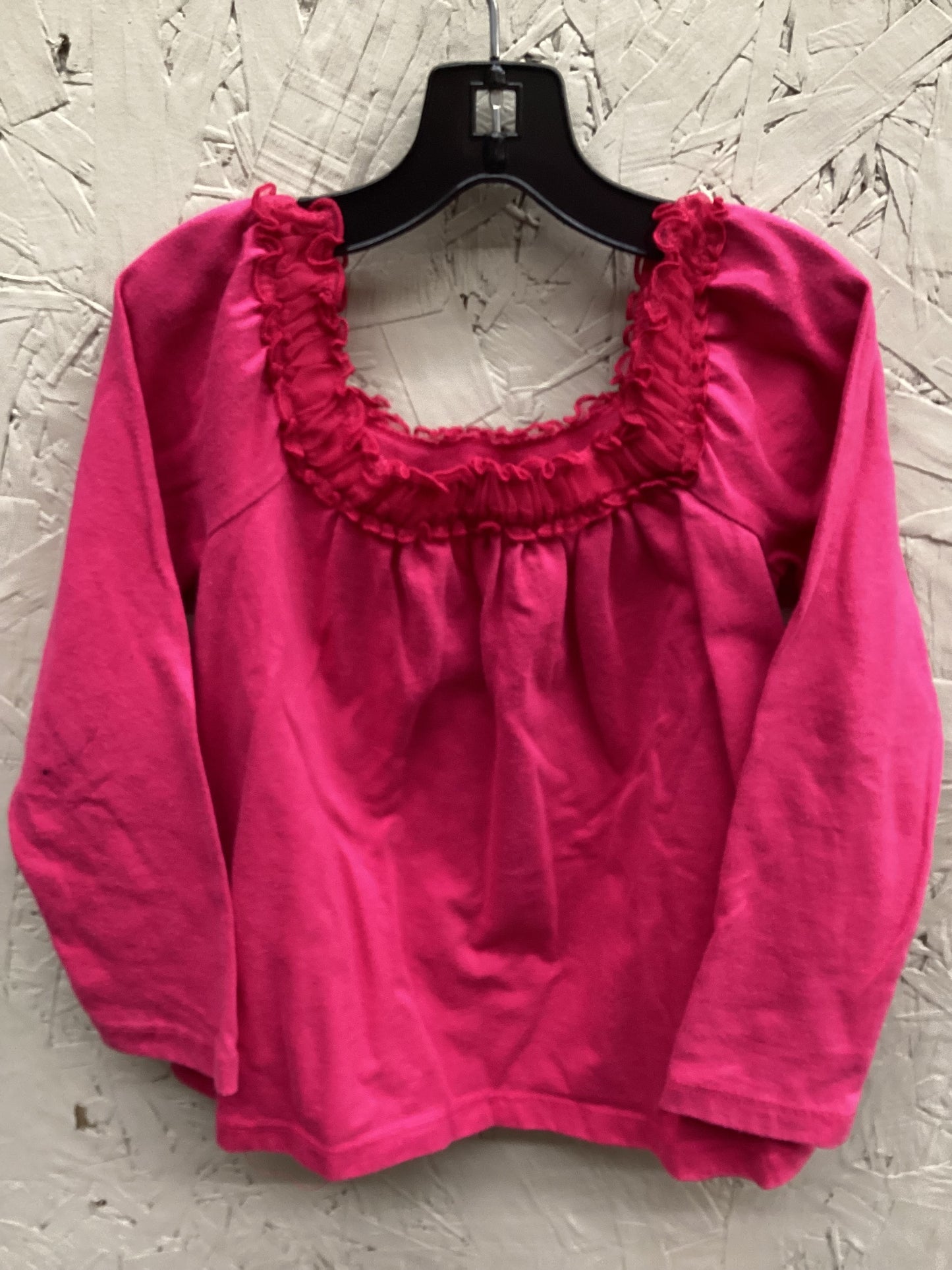 EUC Baby Gap 4T Fuchsia LS Top