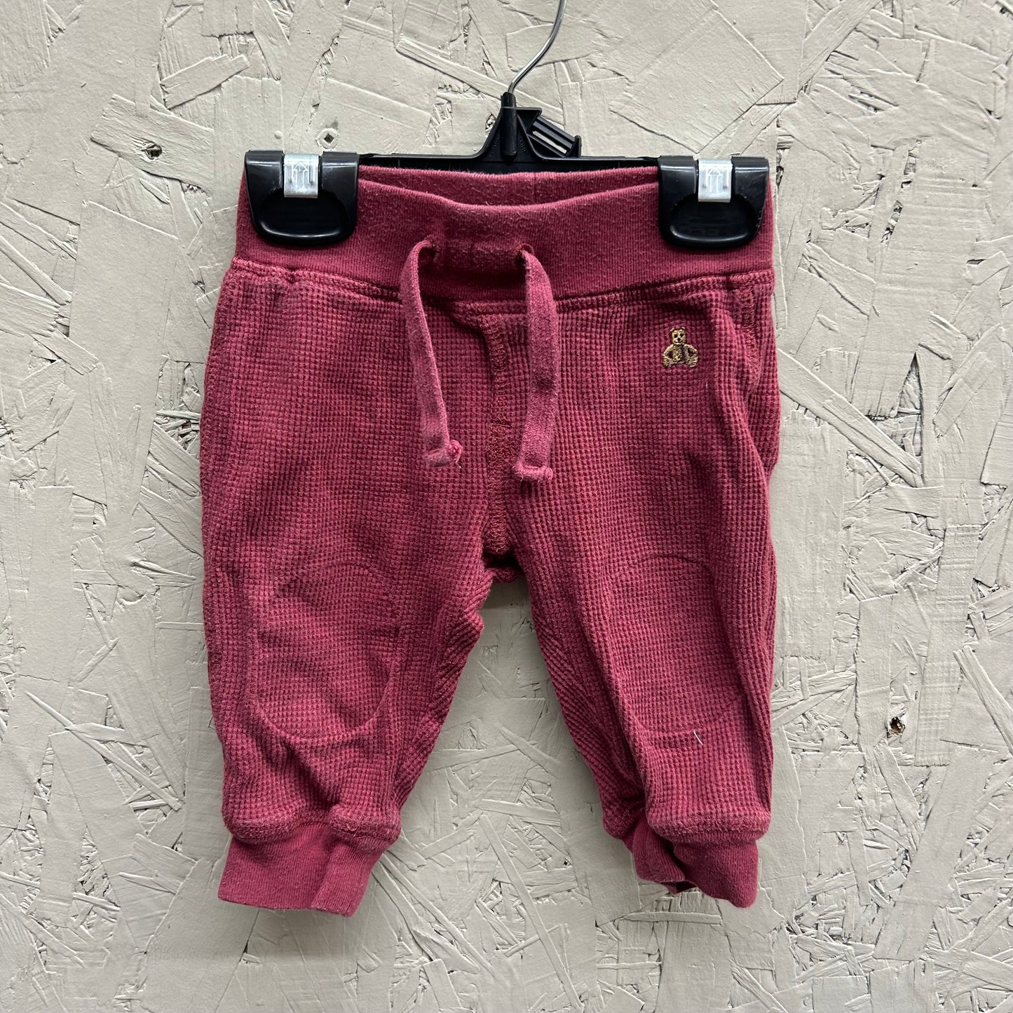 EUC Baby Gap 6-12M Red Textured Pants