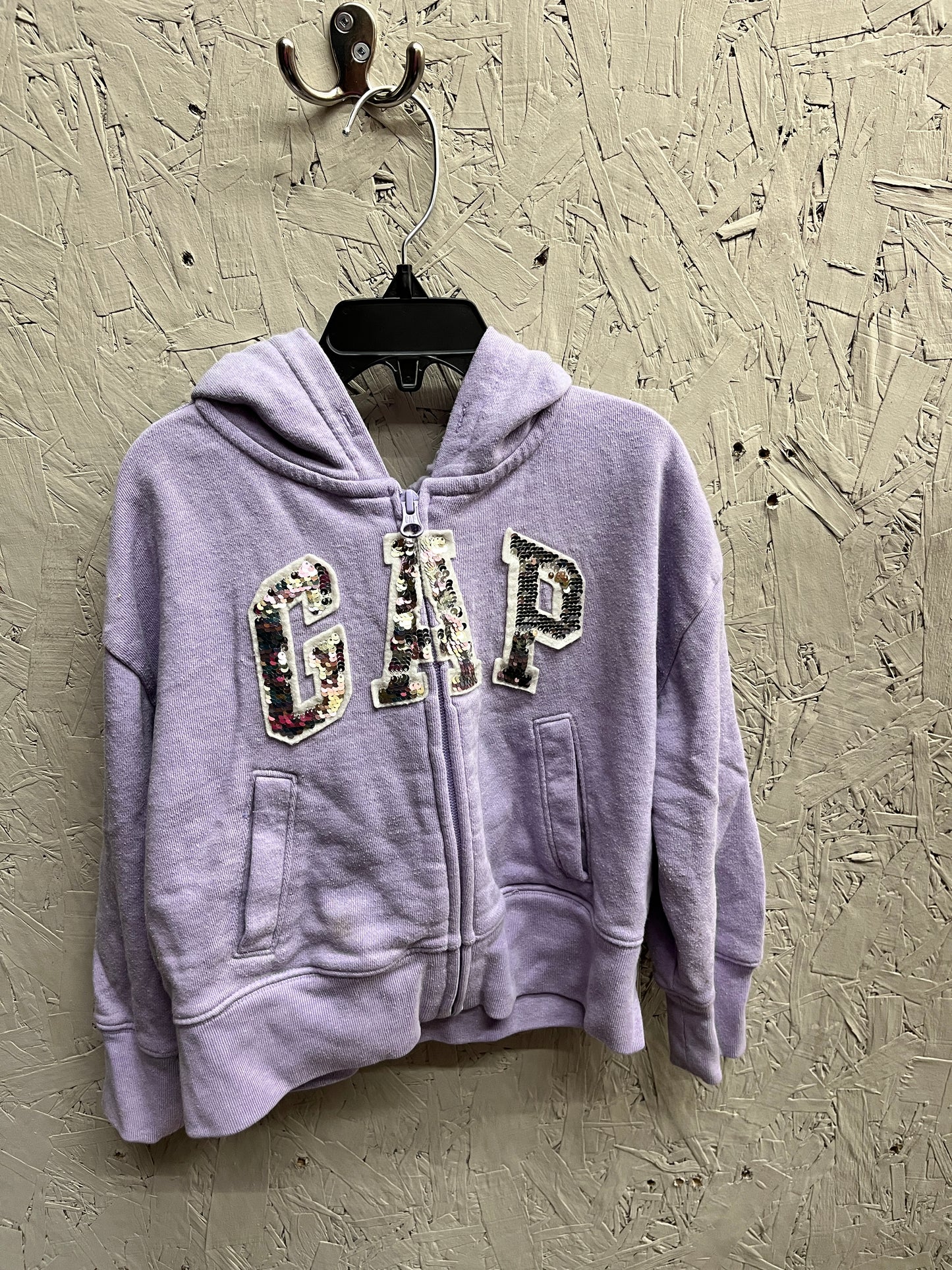 EUC Gap 6/7Y Purple “Gap” Zip Up Hoodie