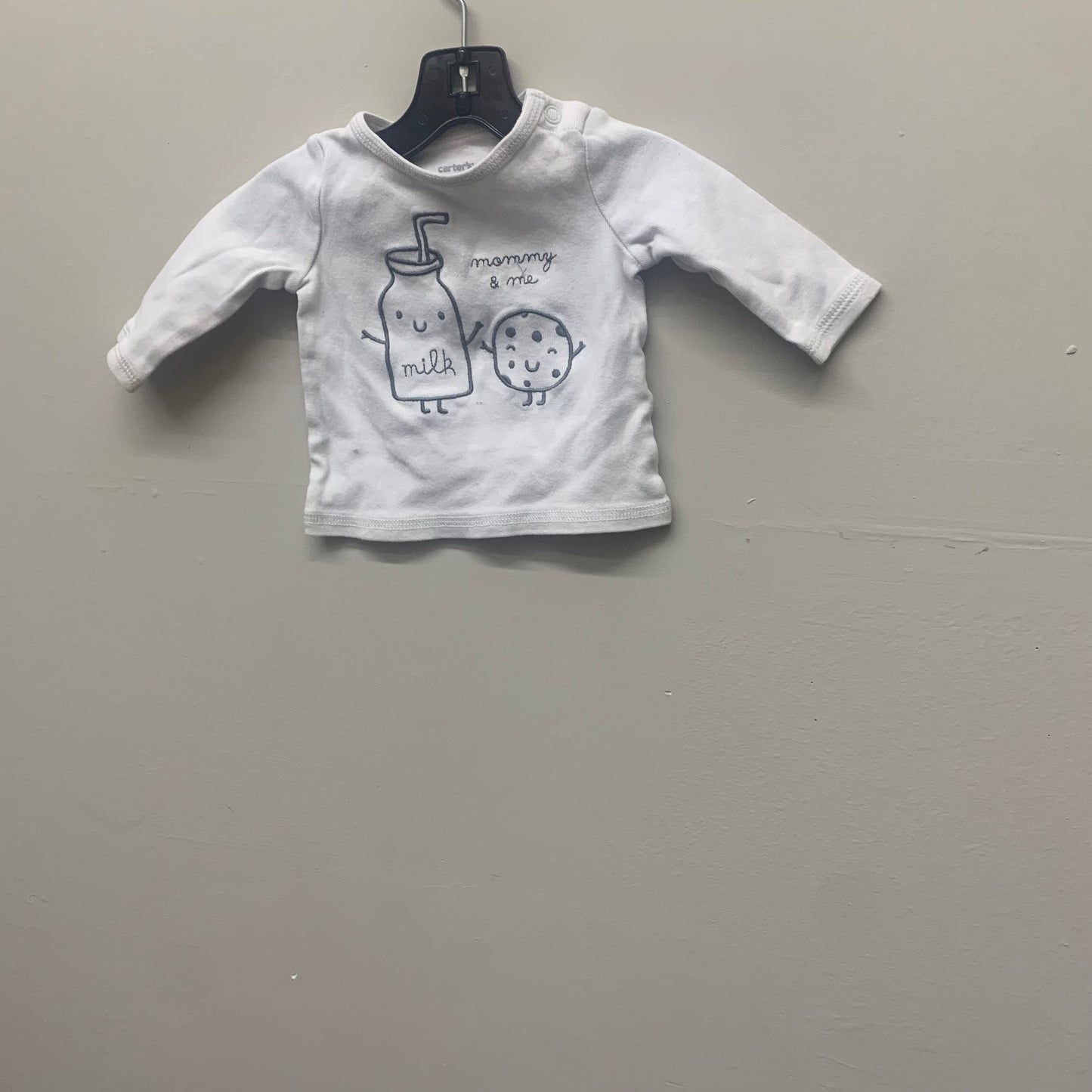 EUC Carters NB LS shirt