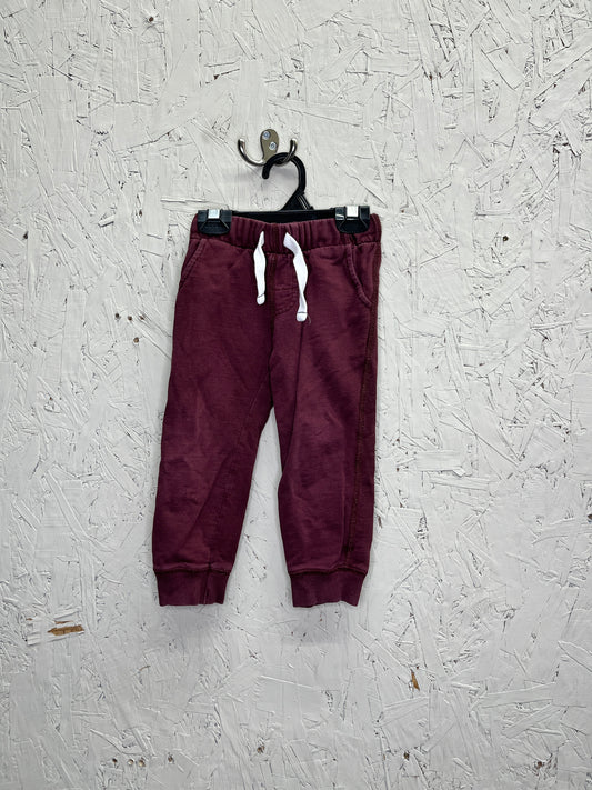 EUC Carters 2T Burgundy Sweatpants