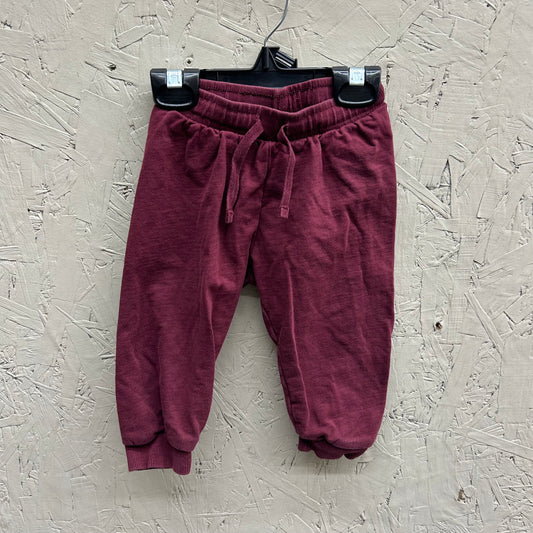 EUC H&M 9-12M Burgundy Joggers