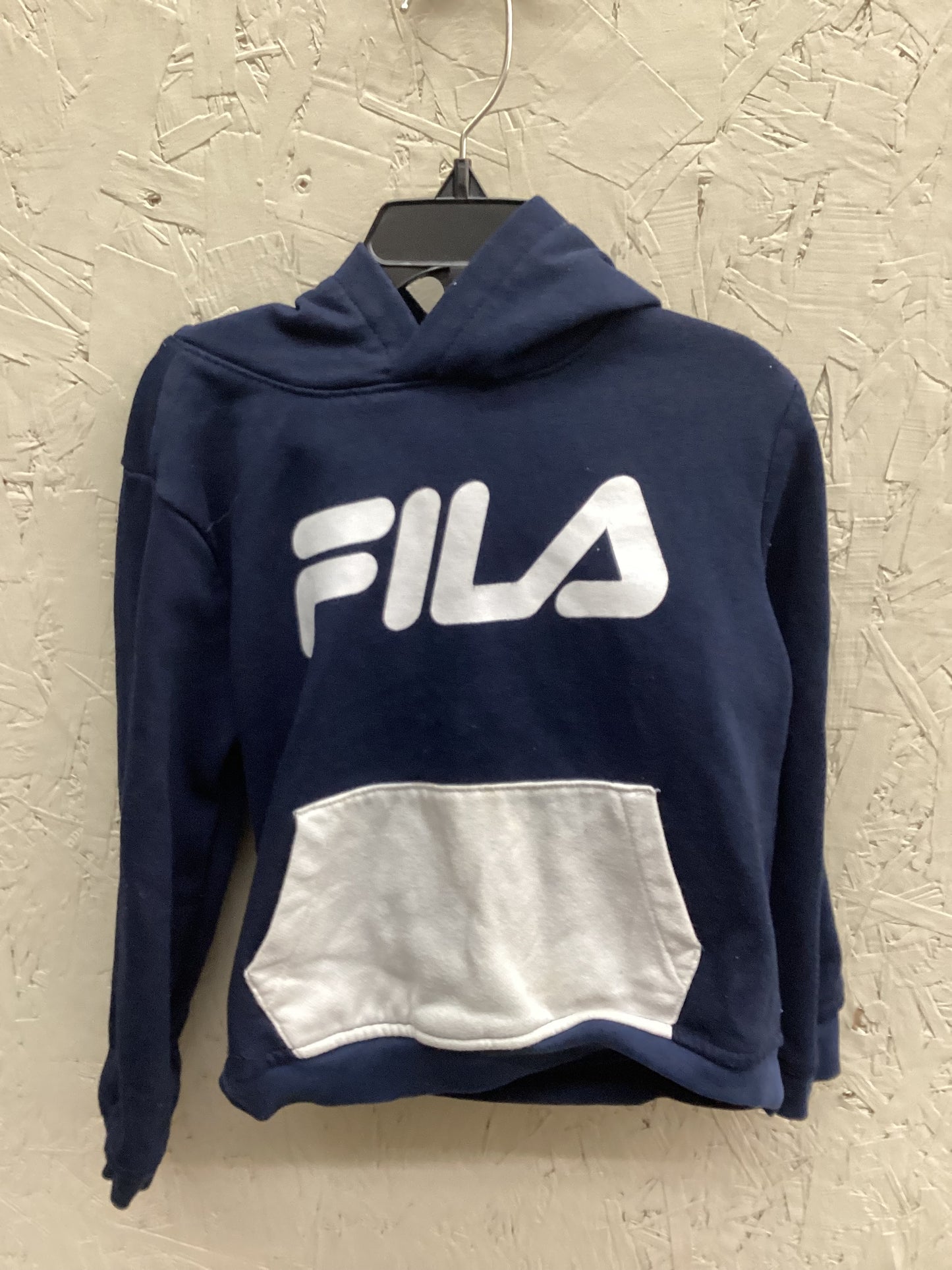 EUC Fila 5-6 Navy Hoodie