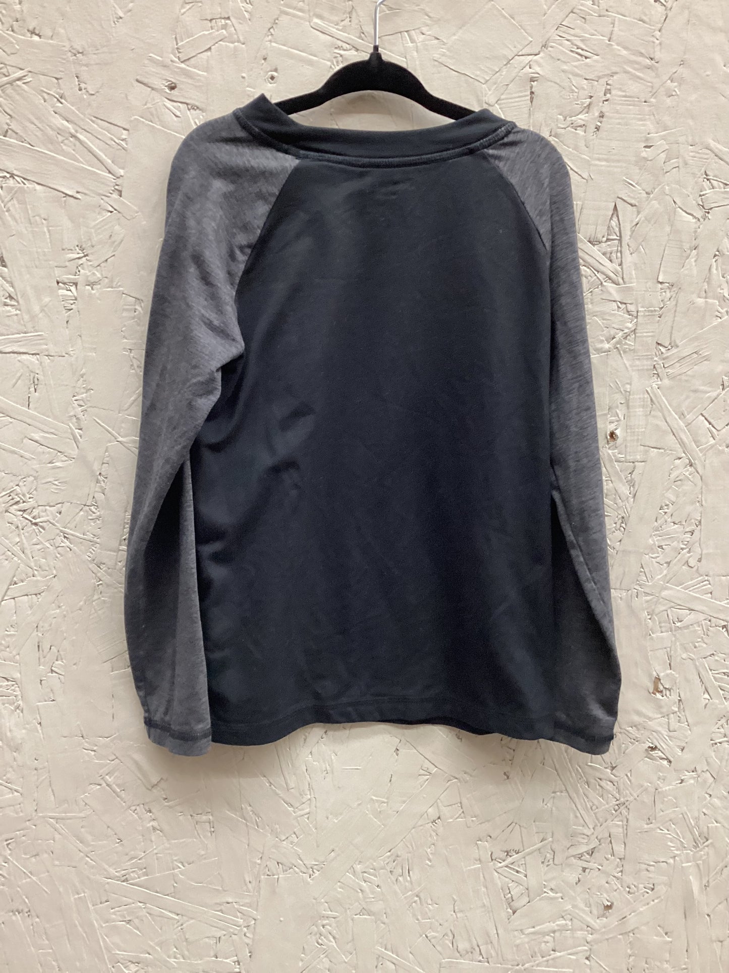 EUC Joe Fresh 5T Black with Grey Sleeve LS Shirt