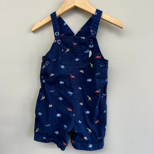 EUC Carters 12M Navy Safari & Dino Overalls