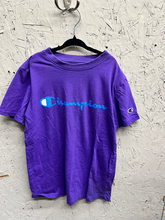 EUC Champion M(10/12) purple T-shirt