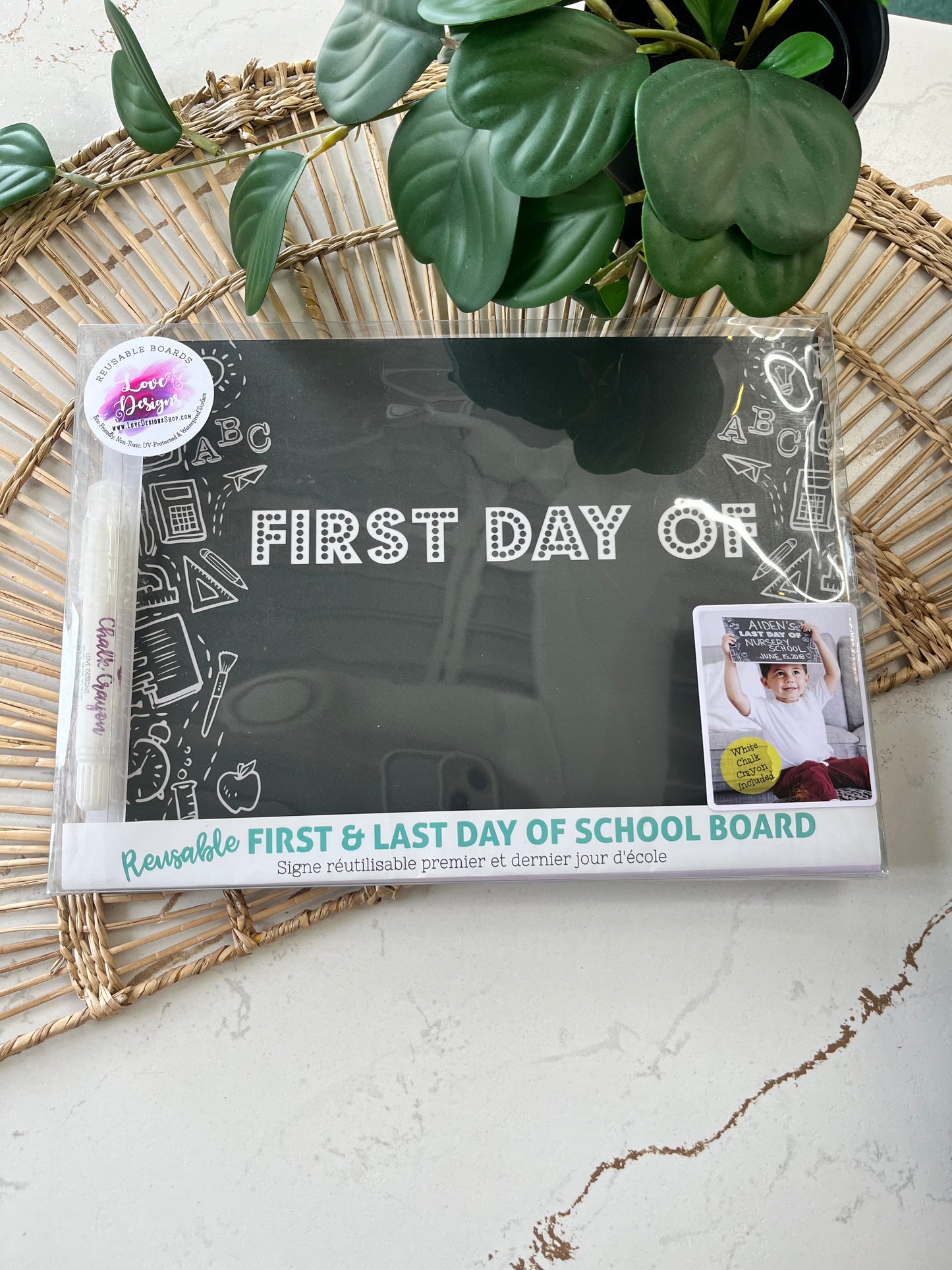 Simple First Day Sign