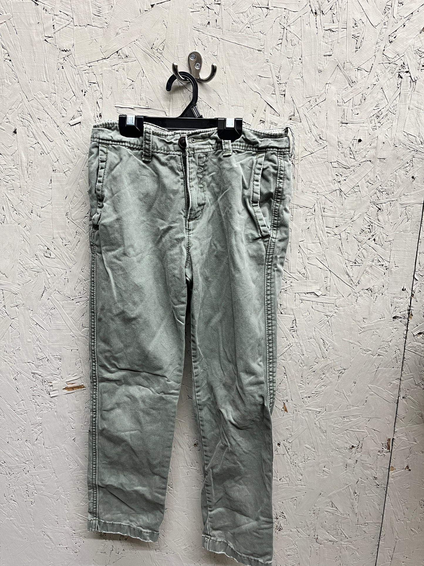 EUC Abercrombie 12Y Green Light Wash Jeans