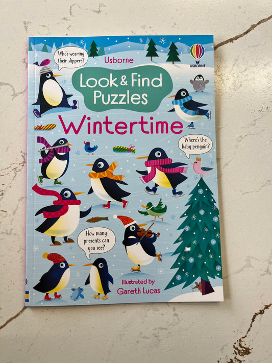 Usborne Look & Find Puzzles Wintertime