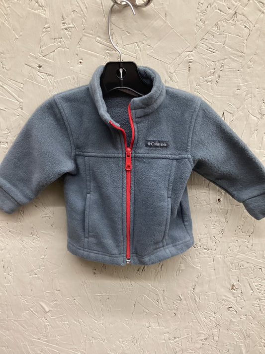 EUC Columbia 6-12M Grey Fleece Zip Up